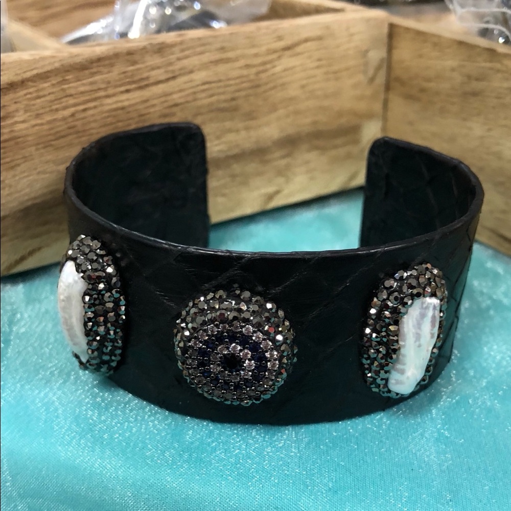 Leather Bangle - Picture 2 of 2